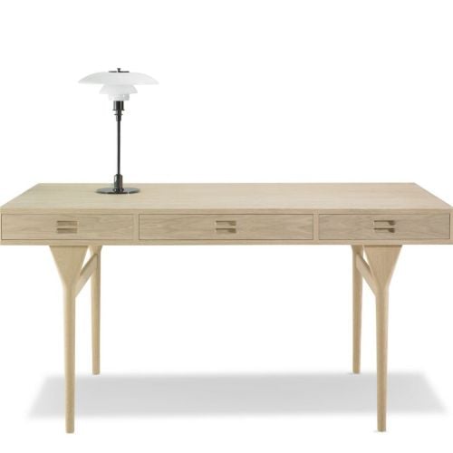 Snedkergaarden Nanna Ditzel ND93 Schreibtisch mit 3 Schubladen B: 145 cm – Eiche Soap