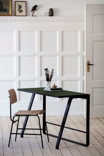 Bent Hansen Hemingway Schreibtisch H: 73,5 cm – Schwarz/Grün