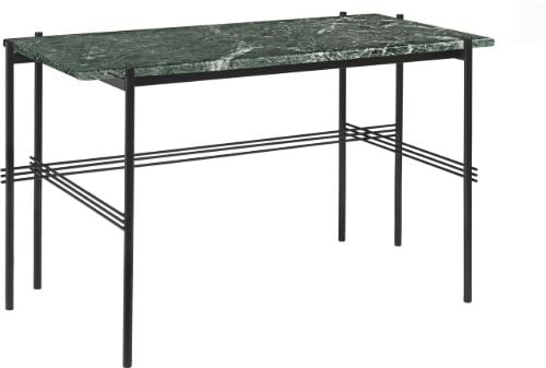 GUBI TS Deck, 120x60 cm – Schwarz/Grüner Guatemala-Marmor