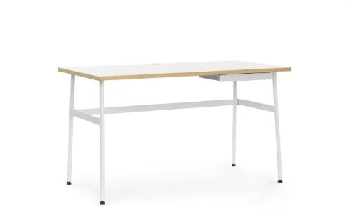 Normann Copenhagen Journal skrivebord L: 130 cm - Hvid