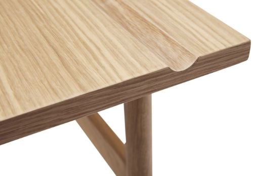 Hübsch Folk Schreibtisch B: 120 cm - Natur/Eg 