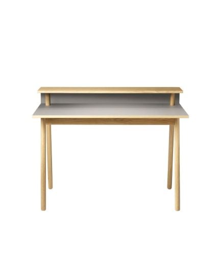 FDB Møbler C68 Nørrebro Skrivebord 118x69,4 cm - Eg/Mushroom