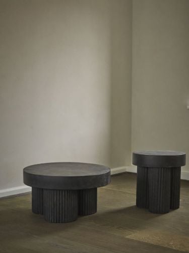 NORR11 Gear Couchtisch niedrig Ø: 70 cm - Erde OUTLET