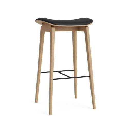NORR11 NY11 Barstol H: 65 cm - Natural Oak/Ultra Black 41599 OUTLET