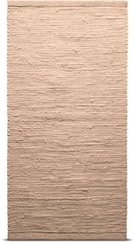 Udgået hos lev. Rug Solid Cotton Rug 60x90 cm - Soft Peach OUTLET