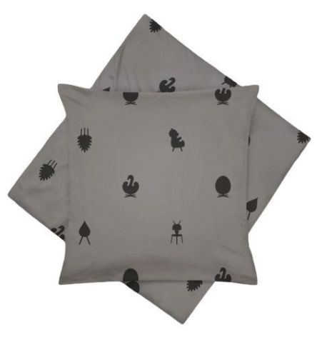 Brainchild Bettwäsche Design Icons 200x220 cm - Dunkelgrau OUTLET