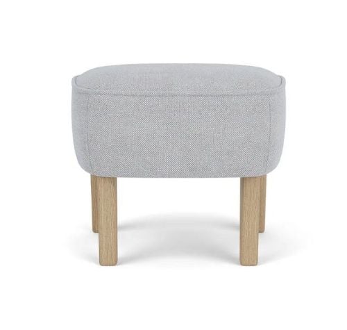 Audo Copenhagen Ingeborg Fußhocker H: 38 cm – Fiord 751/Natureiche