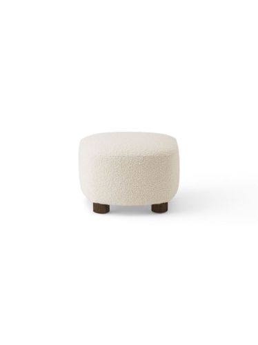 Audo Copenhagen The Tired Man Loungesessel H: 88 cm - Dunkel gebeizte Eiche/Baena YC04064-03