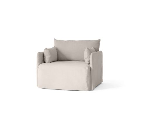 Audo Copenhagen Offset 1 Pers. Sofa mit losem Bezug B: 94 cm – Cotlin Oat