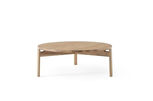 Audo Copenhagen Passage Loungetisch Ø: 90 cm – Eiche