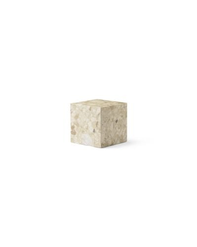 Audo Copenhagen Plinth Cubic H: 40 cm - Kunis Breccia Stone
