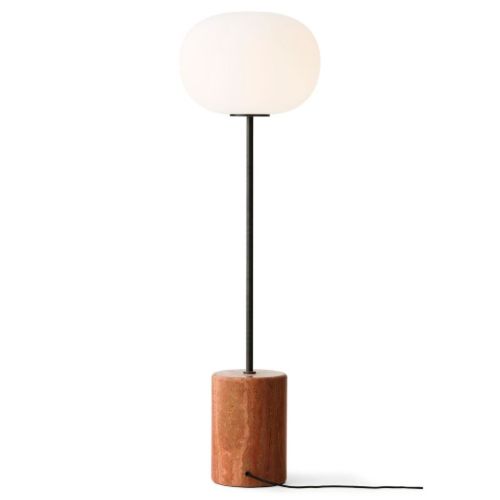 Audo Copenhagen JWDA Floor Lamp Travertine H: 150 cm - Red Travertine