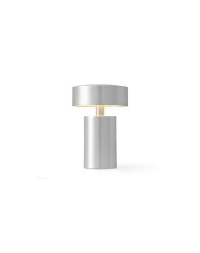 Audo Copenhagen Säulen-Tischleuchte, tragbar, Ø: 12 cm – Aluminium