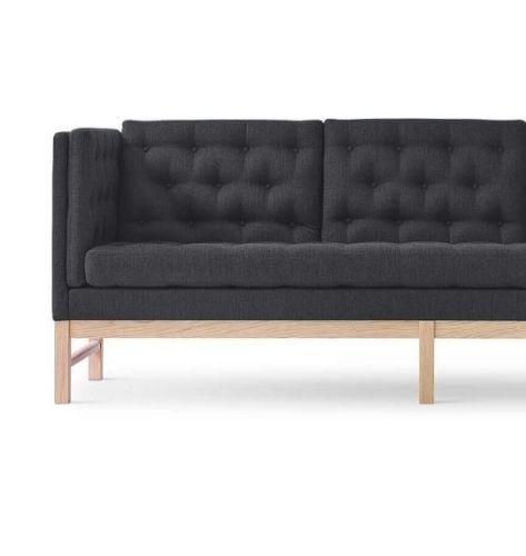 Fredericia Furniture Erik Jørgensen EJ 315-3 3 Pers. Sofa L: 210 cm – Mood 2101 Anthrazit/Seifenbehandelte Eiche