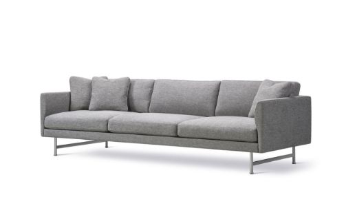 Fredericia Furniture 5623 Calmo 3 Pers. Sofa L: 250 cm - Clay 13/Matkrom Stel