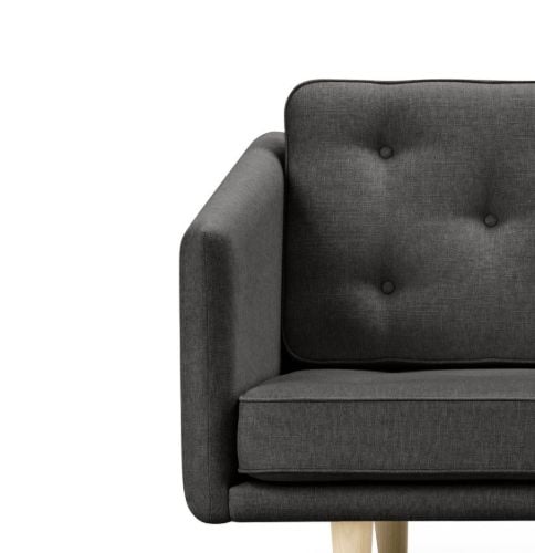 Fredericia Furniture 2002 Nr. 1 2 Pers. Sofa L: 143 cm – Sunniva 173/Seifenbehandelte Eiche