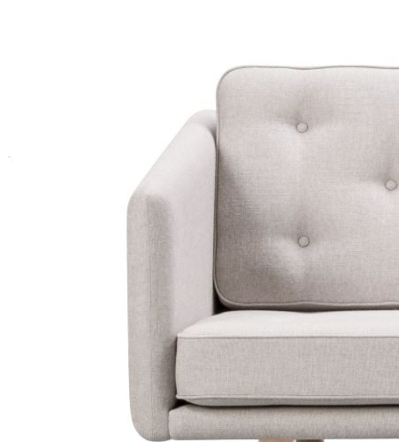Fredericia Furniture 2002 Nr. 1 2 Pers. Sofa L: 143 cm – Sunniva 717/Seifenbehandelte Eiche