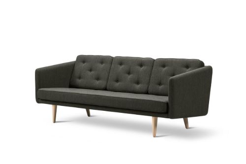 Fredericia Furniture 2003 Nr. 1 3 Pers. Sofa L: 206 cm - Fiord 961/Eg Lys Olie