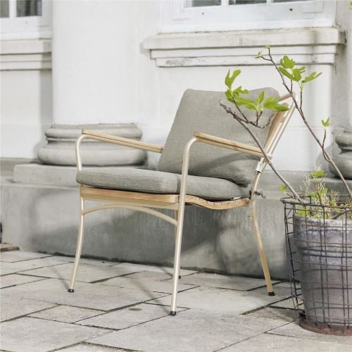 Mandalay Marguerit Loungesessel - Teak/Taupe