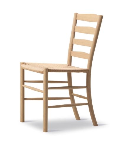 Fredericia Furniture 3207 Klint Esszimmerstuhl H: 85 cm - Seifenbehandelte Eiche