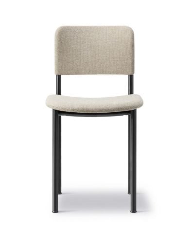 Fredericia Furniture 3414 Plan Vollpolsterstuhl SH: 45 cm – Hallingdal 220/Schwarz