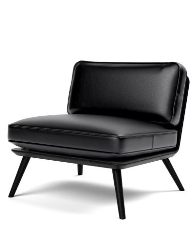 Fredericia Furniture 1710 Spine Lounge-Stuhl – Leder Primo/Ask