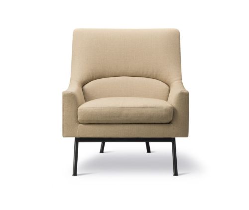 Fredericia Furniture 6540 A-Chair von Jens Risom SH: 42 cm - Vidar 333/Schwarz lackierte Eiche
