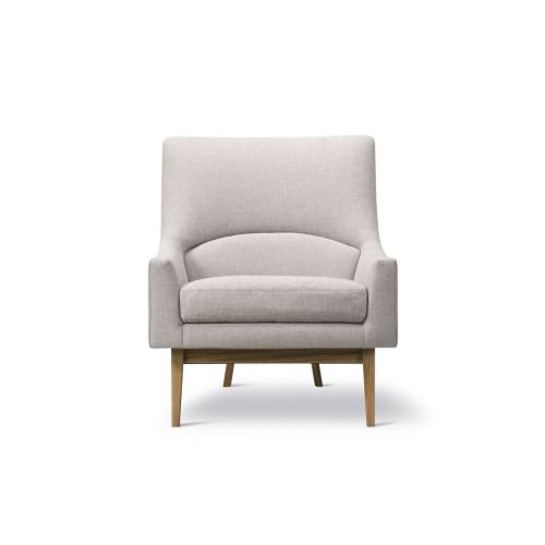 Fredericia Furniture 6540 A-Chair von Jens Risom SH: 42 cm – Sunniva 717/Lackierte Eiche