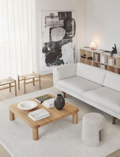 Fredericia Furniture 6772 Islets Couchtisch 110 x 110 cm – Eiche hell geölt