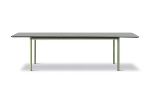 Fredericia Furniture 6632 Plan Table Extendable 100x260 cm - Sort Nanolaminat/Modernist Green