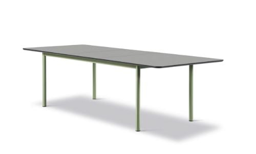 Fredericia Furniture 6632 Plan Tisch ausziehbar 100 x 260 cm – Sortierung Nanolaminat/Modernist Green
