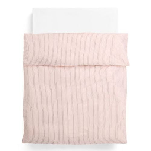 HAY Fineline Duvet Cover 155x220 cm - Soft Pink