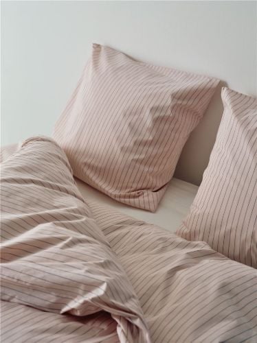 HAY Fineline Bettbezug 155x220 cm - Zartrosa