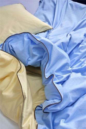 HAY Outline Bettbezug 140x200 cm – Sanftes Gelb