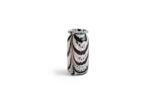 HAY Splash Vase X-Small H: 19 cm - Roll Neck/Coffee & White