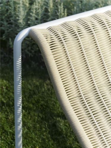 HAY Palissade Cord Lounge Sofa B: 139 cm - Cremeweiß