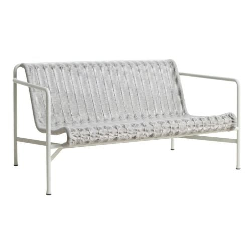 HAY Palissade Cord Lounge Sofa B: 139 cm - Sky Grey