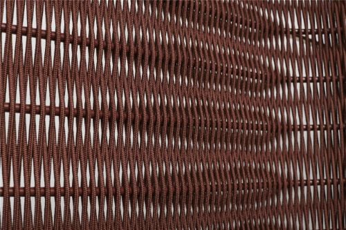 HAY Palissade Cord Loungesessel niedrig H: 70 cm - Eisenrot