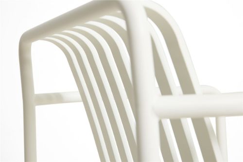 HAY Palissade Esszimmersessel SH: 45 cm - Weiß