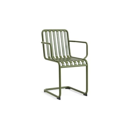 HAY Palissade Cantilever Armchair H: 81,5 cm - Olive