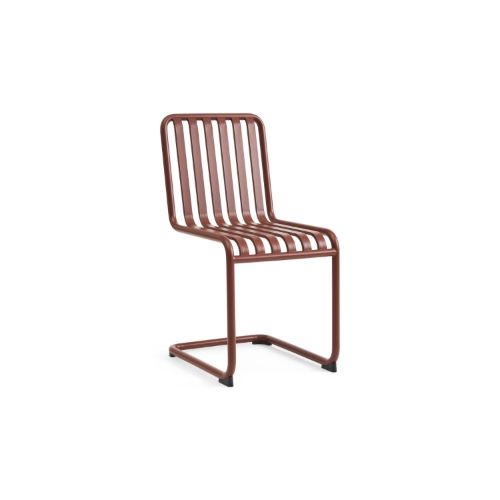 HAY Palissade Cantilever Chair H: 81,5 cm - Iron Red