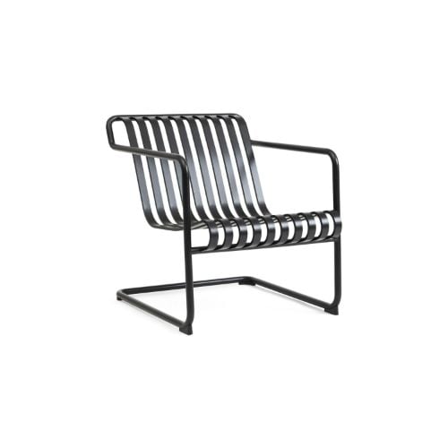 HAY Palissade Cantilever Lounge Chair Low H: 71 cm - Anthracite