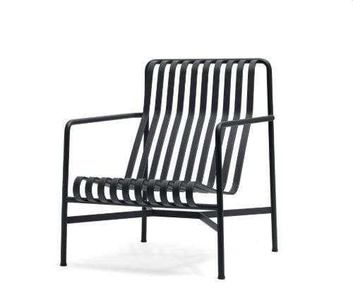 HAY Palissade Lounge Chair High  - Antrachite