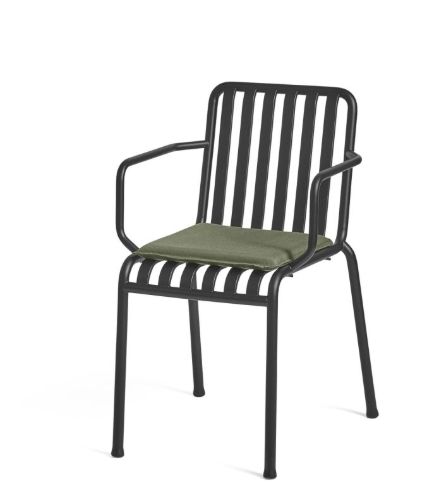 HAY Palissade Stuhl SH: 45 cm - Anthrazit