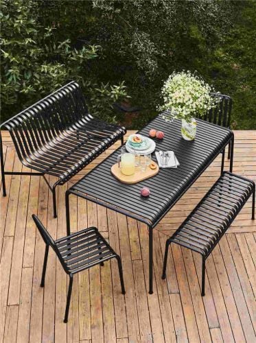 HAY Palissade Tisch 170x90 cm - Anthrazit