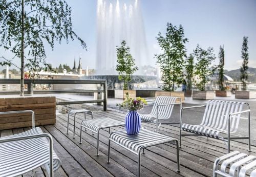 HAY Palissade Lounge Chair Low SH: 38 cm – Feuerverzinkt