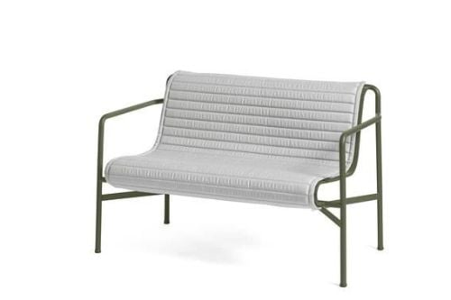 HAY Palissade Dining Bench Steppkissen 107,5 x 104,5 cm – Himmelgrau
