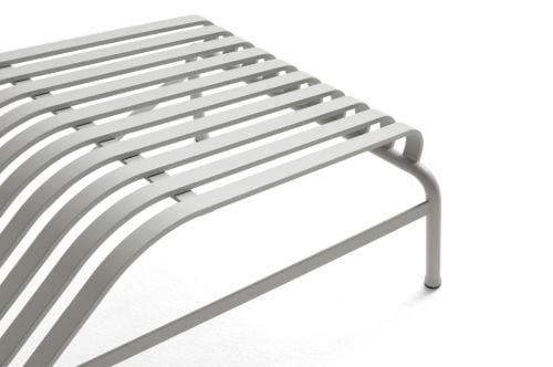 HAY Palissade Chaise Longue L: 164,5 cm – Himmelgrau