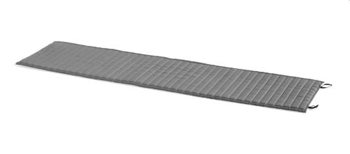 HAY Palissade Chaise Lounge Quilted Cushion 49,5x195 cm - Anthracite