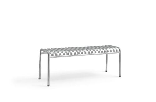 HAY Palissade Dining Bench Without Armrest L: 120 cm - HOT GALVANISED STEEL